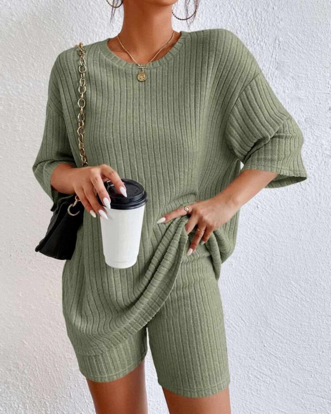 Casual Ribbed Set