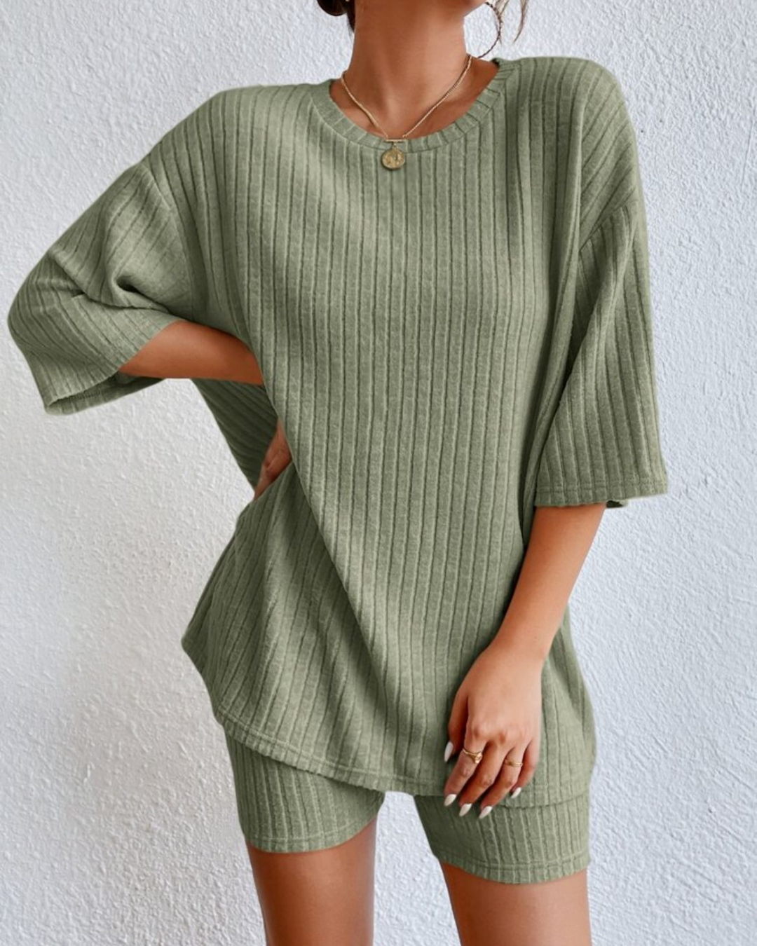 Casual Ribbed Set