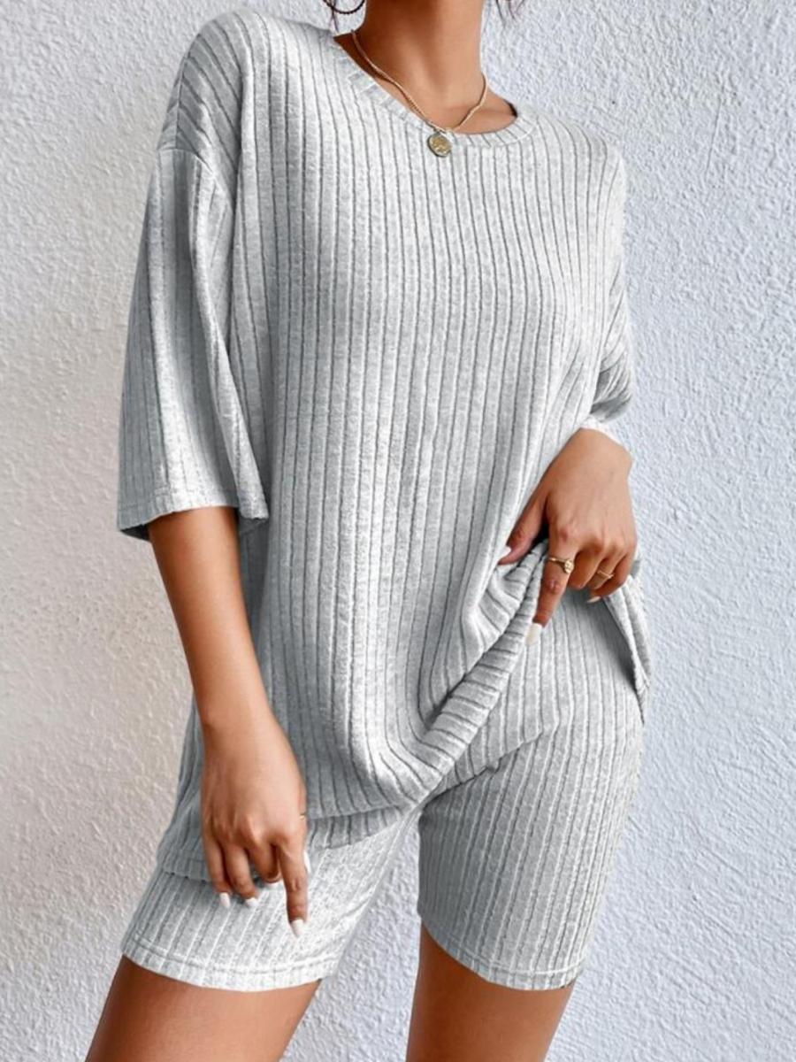 Casual Ribbed Set