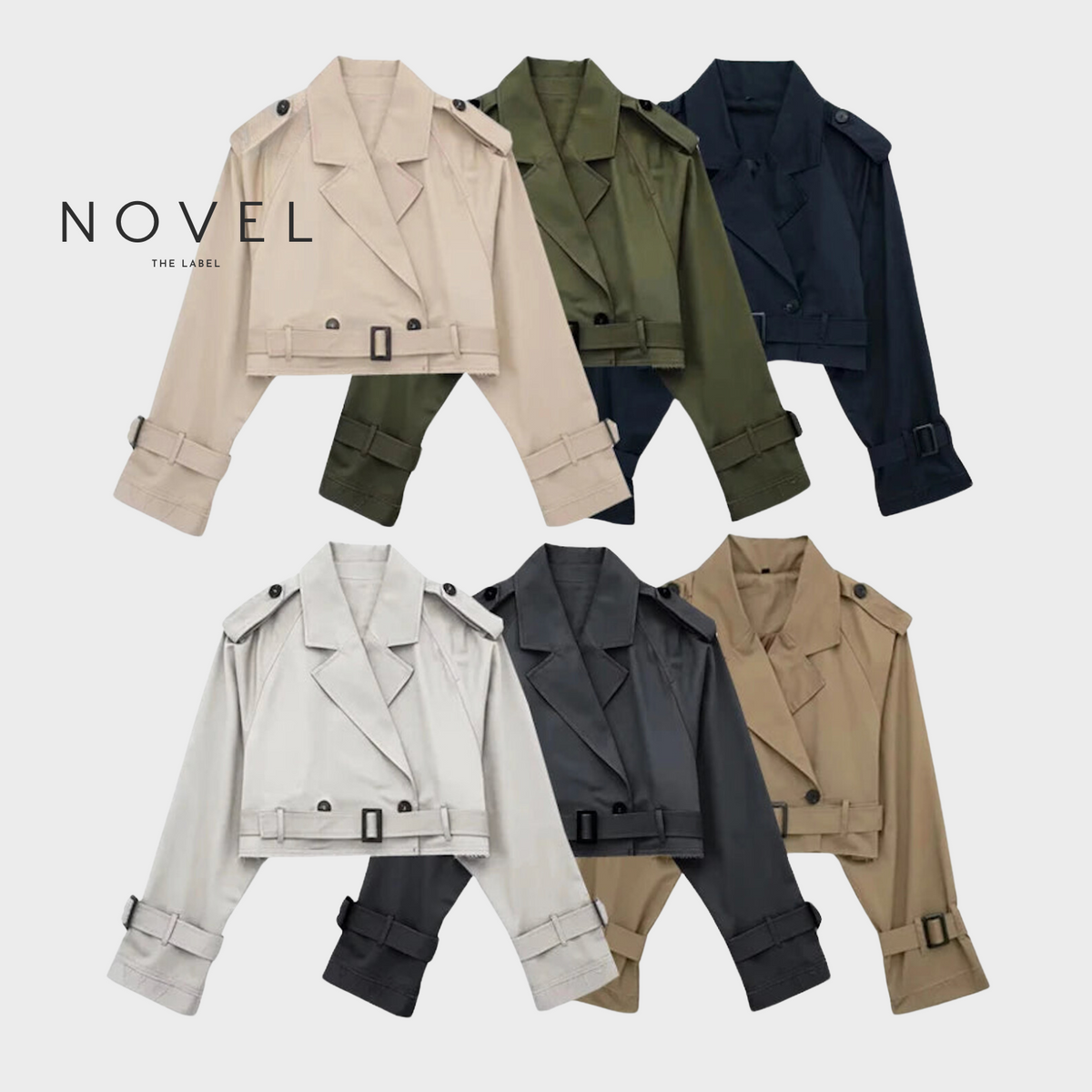 City Sleek | Cropped Trench Coat