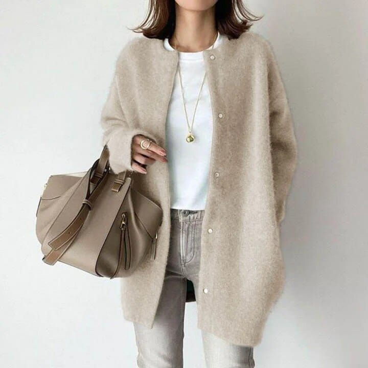 Luxe Button-Front Cardigan