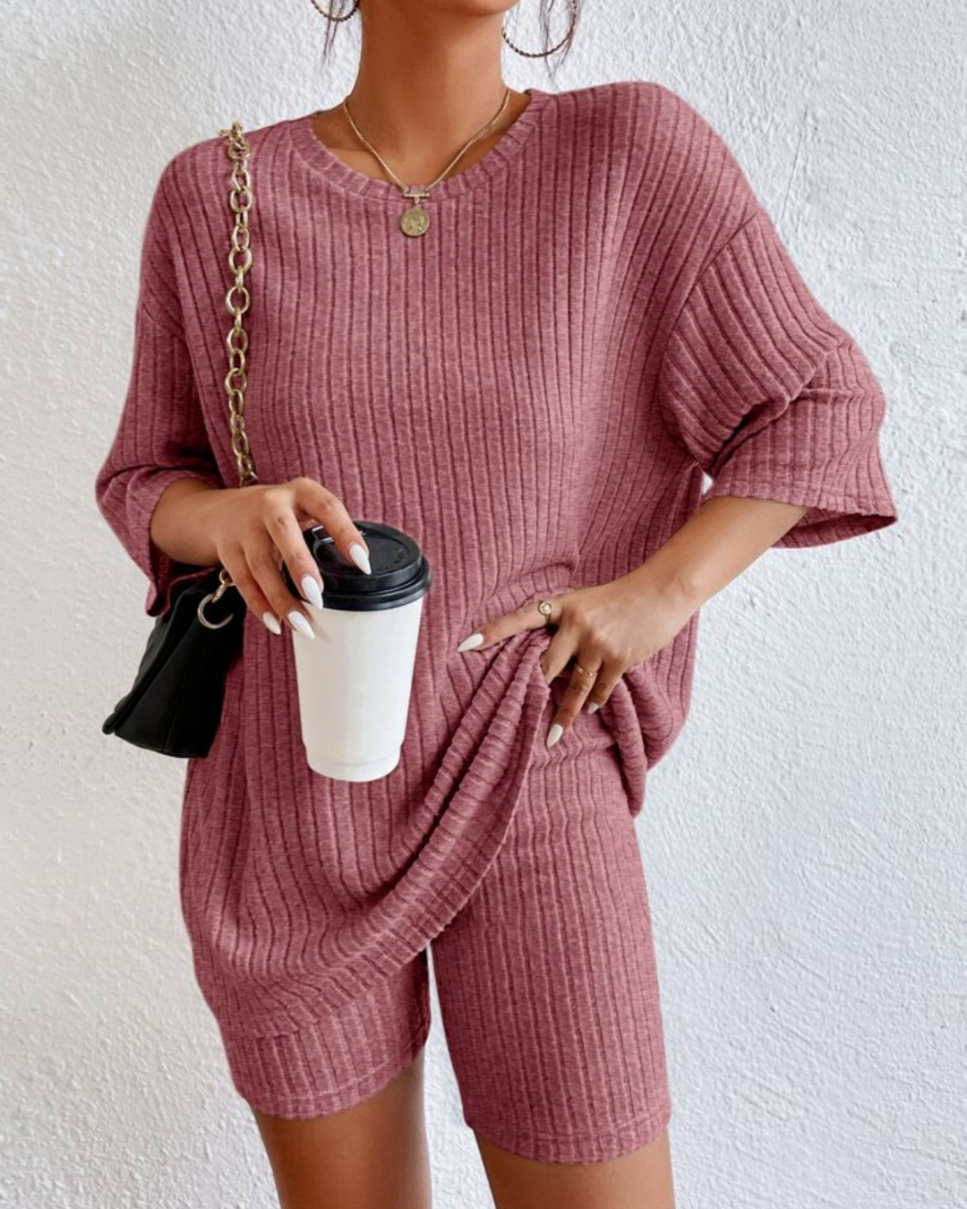 Casual Ribbed Set