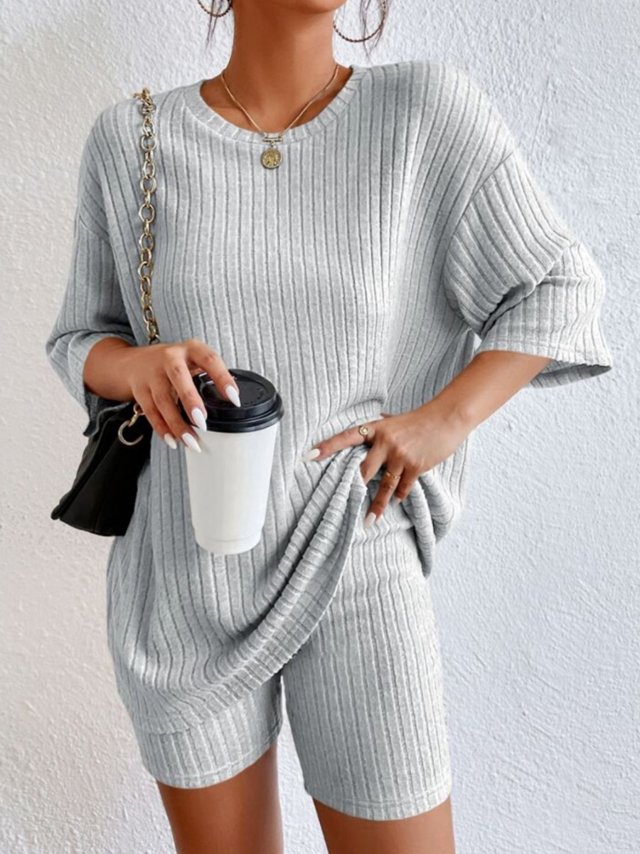 Casual Ribbed Set