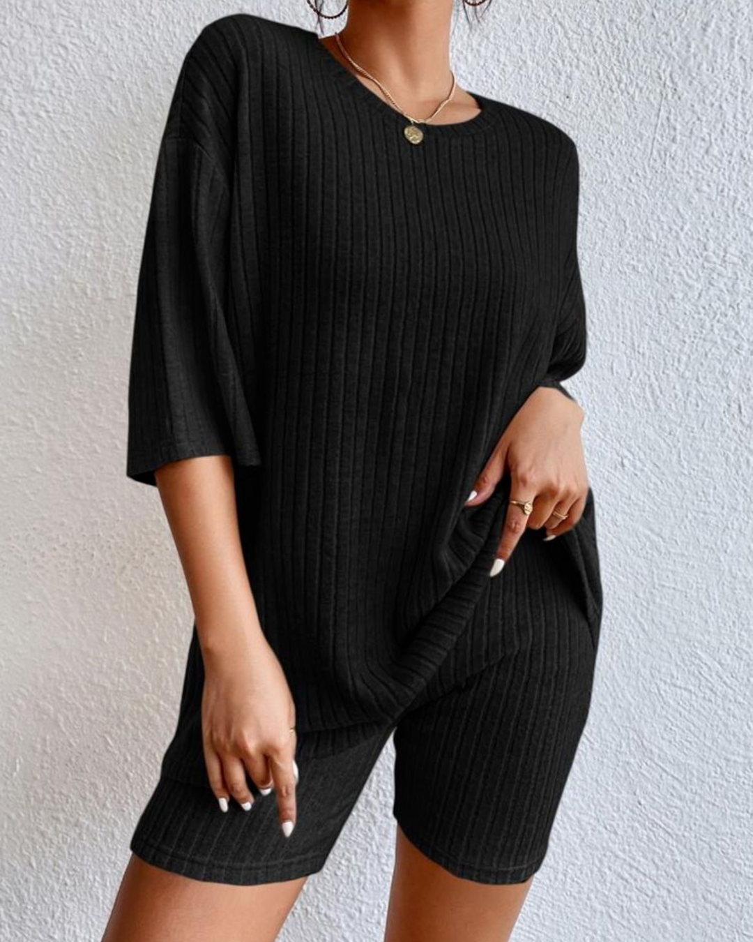 Casual Ribbed Set