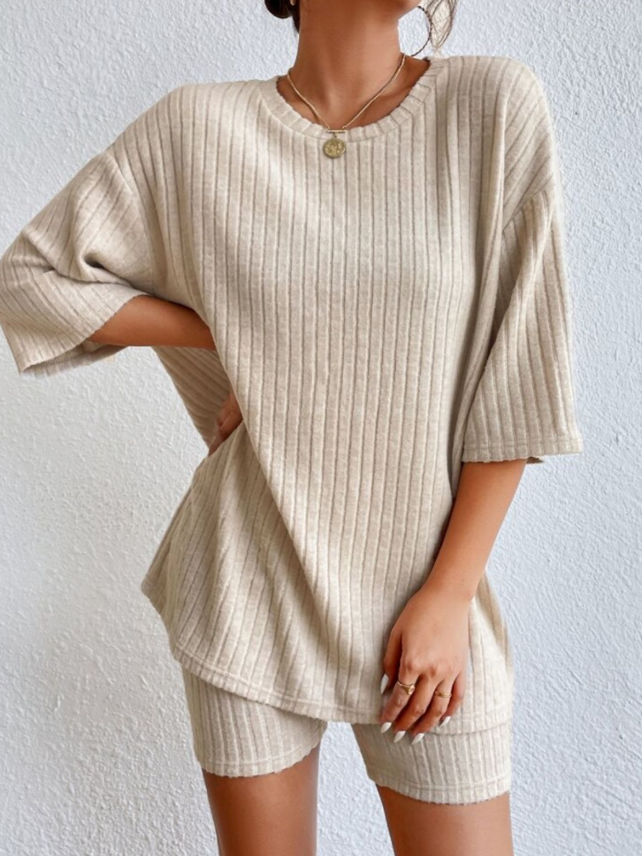 Casual Ribbed Set