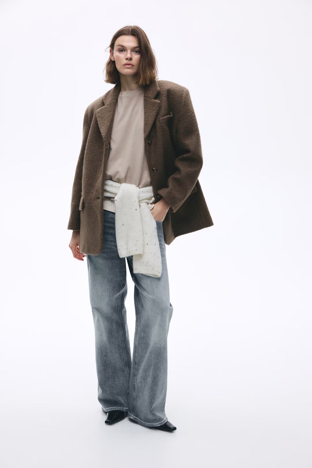Aria | Textured Single-Breasted Blazer
