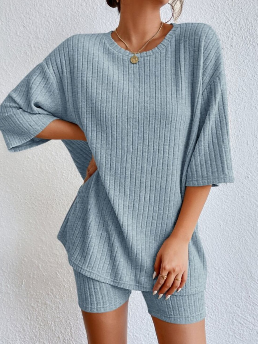 Casual Ribbed Set
