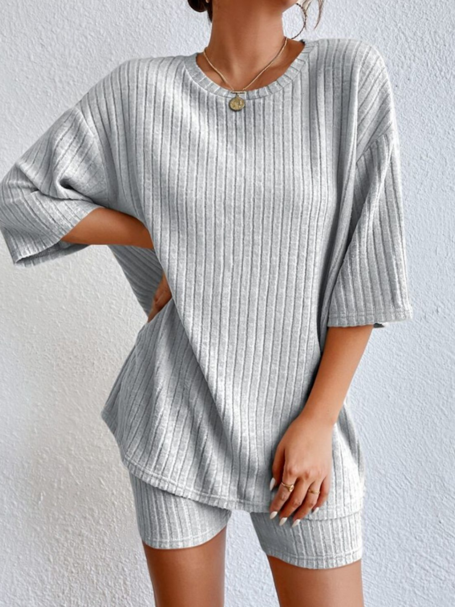 Casual Ribbed Set