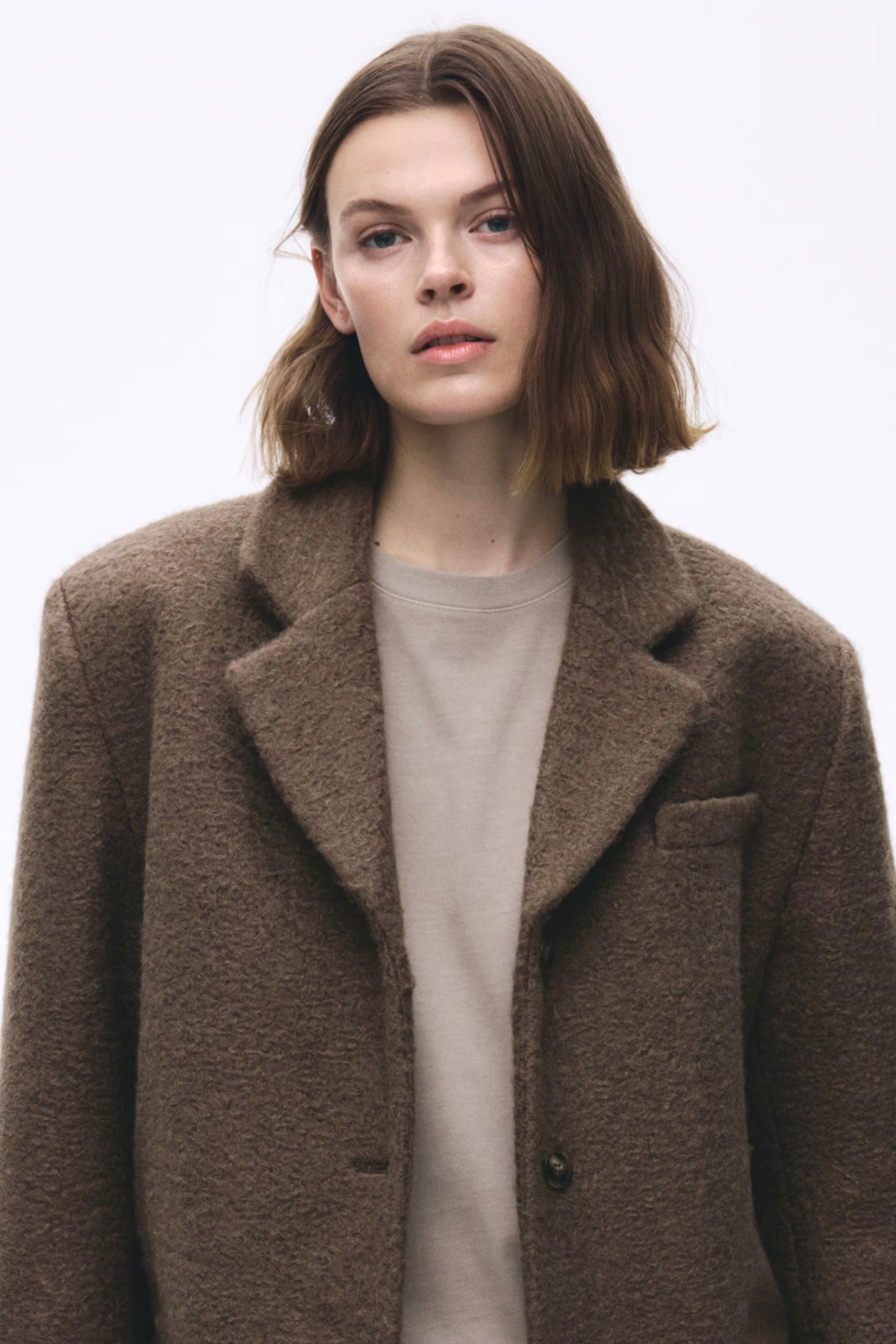 Aria | Textured Single-Breasted Blazer