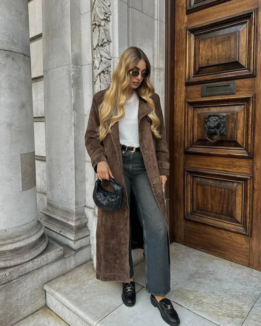 Elegant Suede Coat