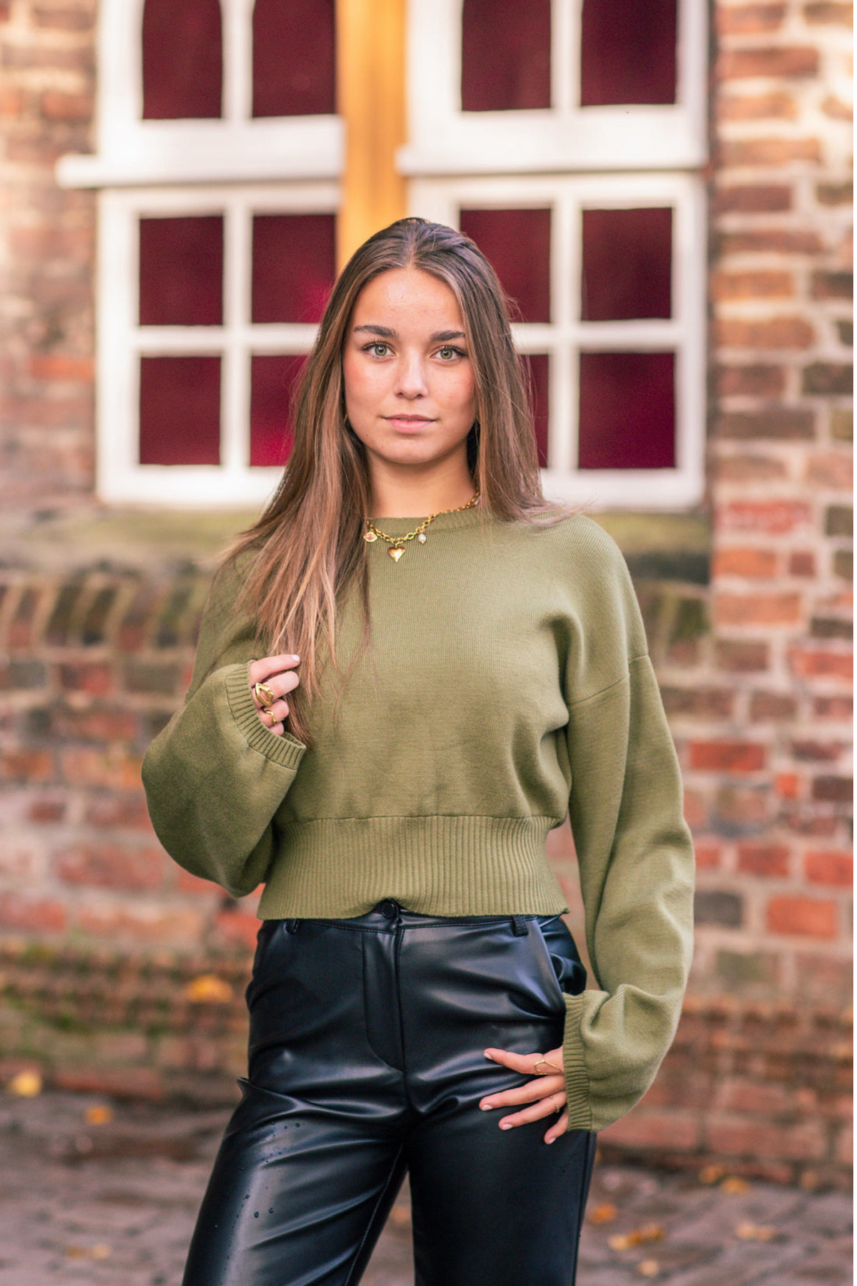 Lily | Green Sweater