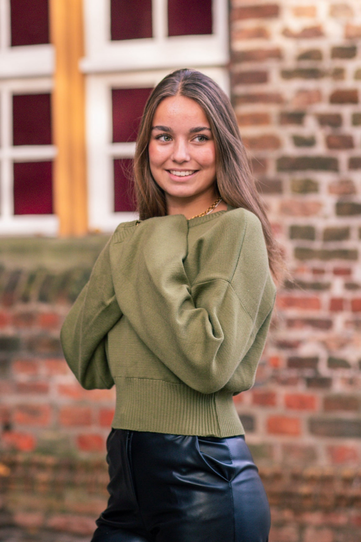Lily | Green Sweater