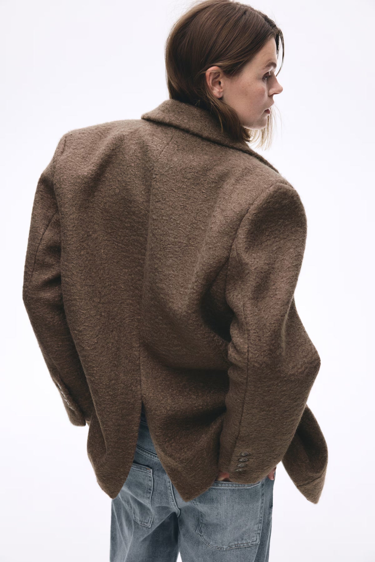 Aria | Textured Single-Breasted Blazer