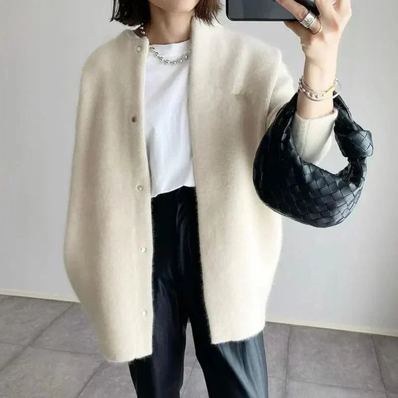 Luxe Button-Front Cardigan